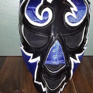 Wrestling Mask - Black Falcon (Adult Fit)